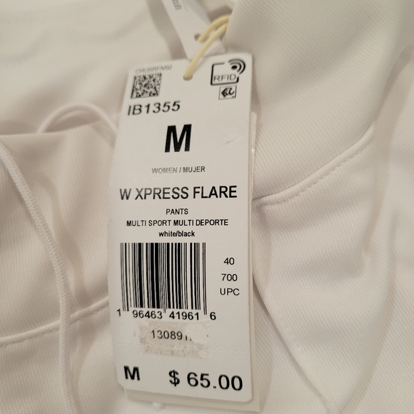 Adidas W Xpress Flare Crop Pants - Picture 5 of 8